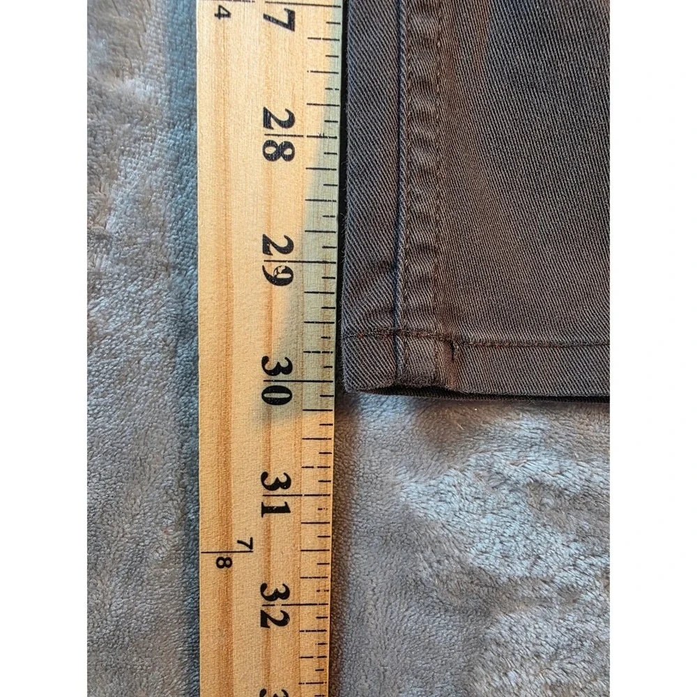 Hurley Nike Dri-FIT‎ Worker Chino Pants Mens 36x30 Straight Leg, Zip Pocket